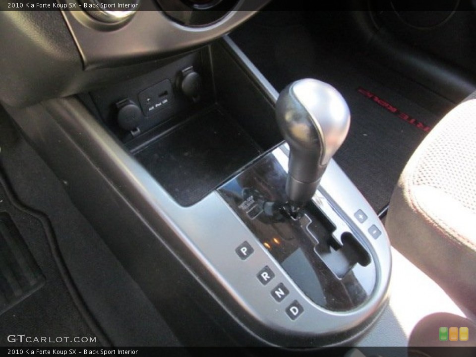 Black Sport Interior Transmission for the 2010 Kia Forte Koup SX #69699870