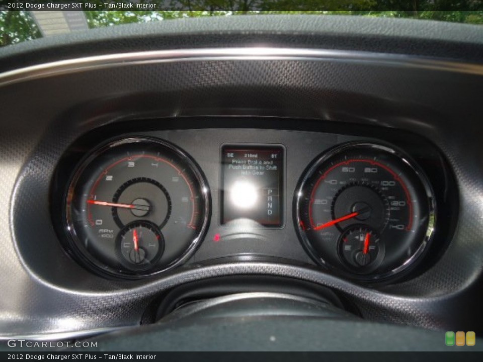 Tan/Black Interior Gauges for the 2012 Dodge Charger SXT Plus #69700768