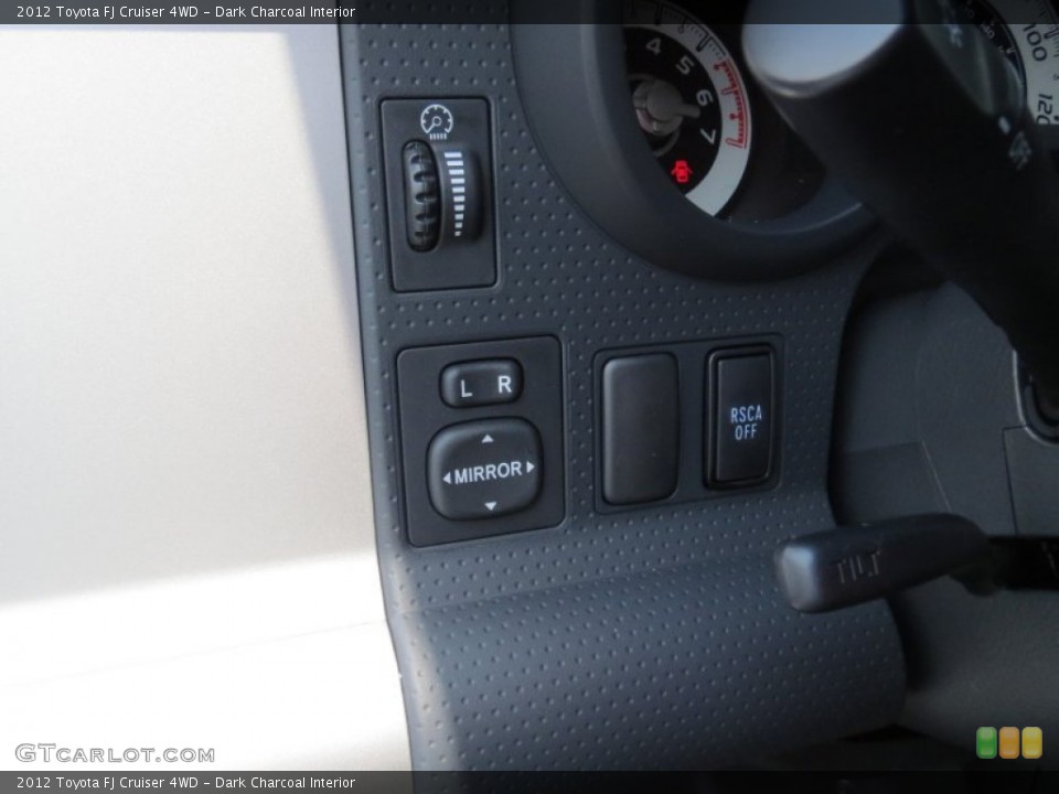 Dark Charcoal Interior Controls for the 2012 Toyota FJ Cruiser 4WD #69703764