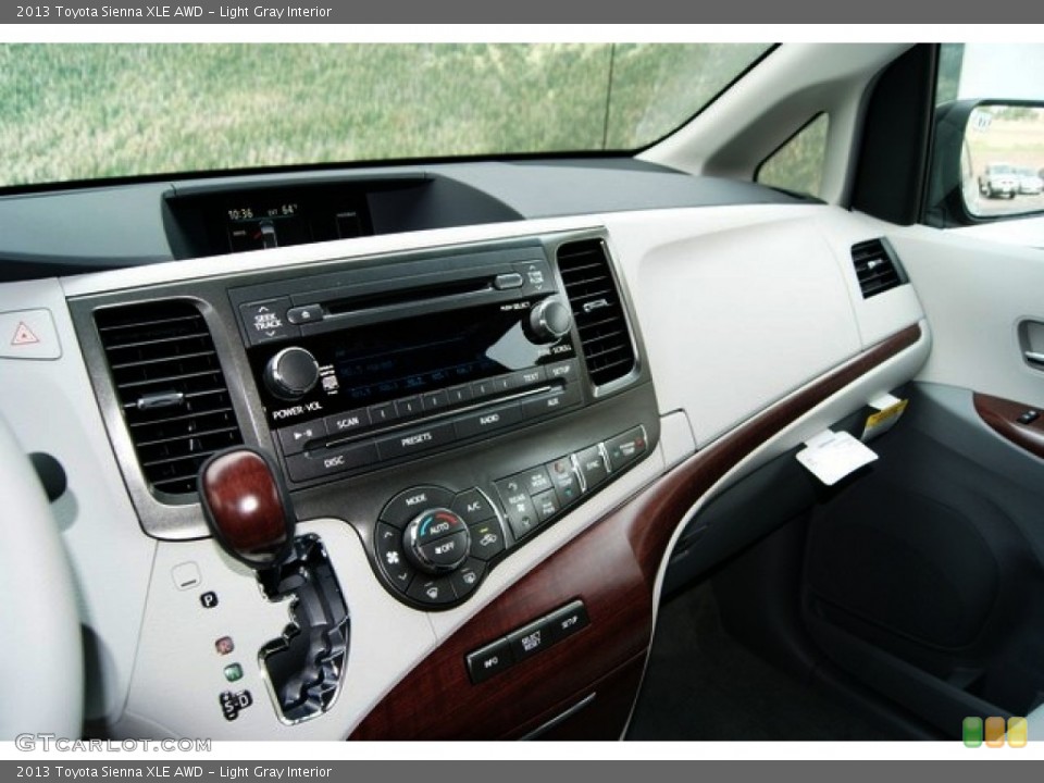 Light Gray Interior Dashboard for the 2013 Toyota Sienna XLE AWD #69704580