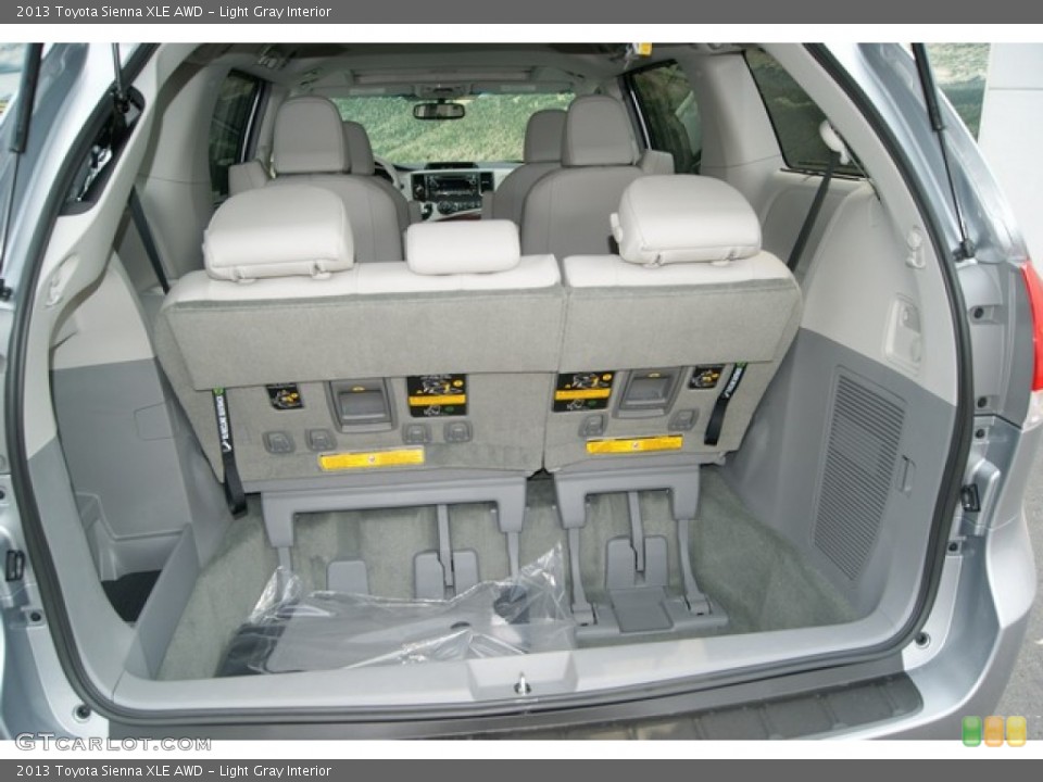 Light Gray Interior Trunk for the 2013 Toyota Sienna XLE AWD #69704607