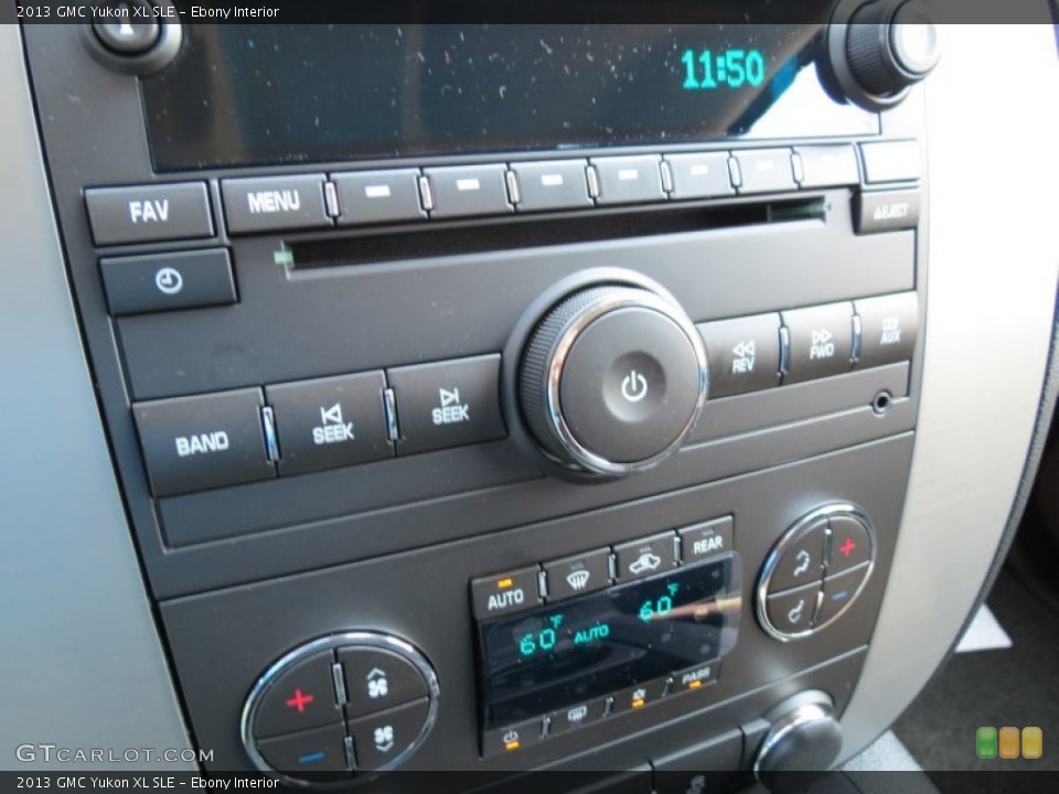 Ebony Interior Controls for the 2013 GMC Yukon XL SLE #69707343