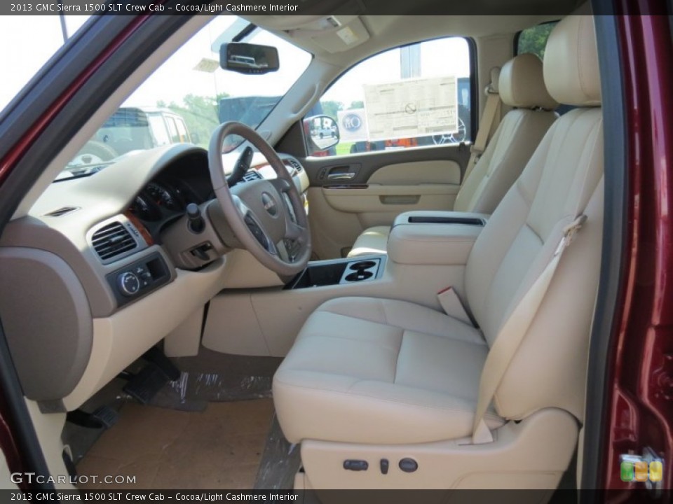 Cocoa/Light Cashmere Interior Photo for the 2013 GMC Sierra 1500 SLT Crew Cab #69707433