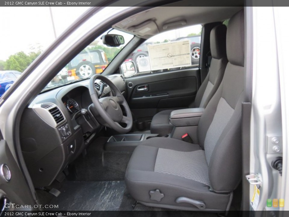 Ebony Interior Photo for the 2012 GMC Canyon SLE Crew Cab #69707628