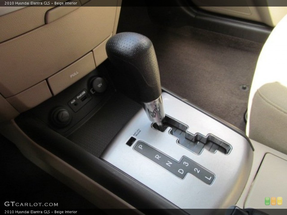 Beige Interior Transmission for the 2010 Hyundai Elantra GLS #69708729