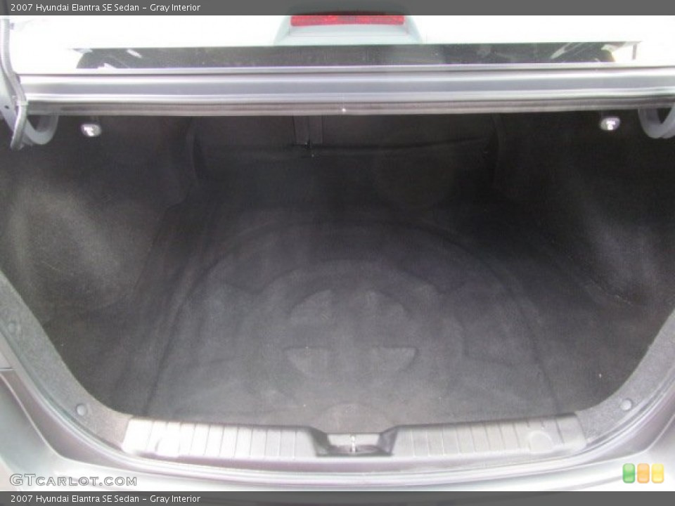 Gray Interior Trunk for the 2007 Hyundai Elantra SE Sedan #69710268