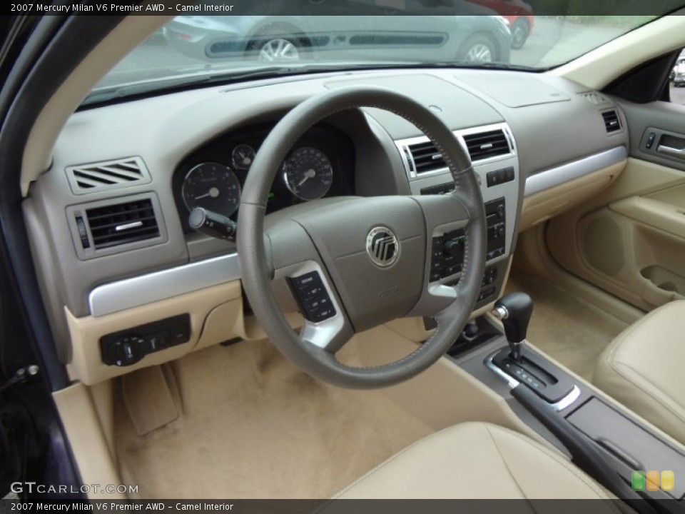 Camel Interior Prime Interior for the 2007 Mercury Milan V6 Premier AWD #69710324