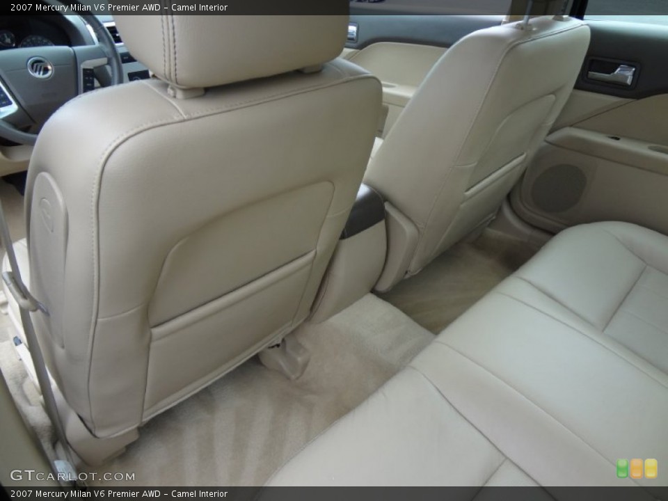 Camel Interior Rear Seat for the 2007 Mercury Milan V6 Premier AWD #69710349