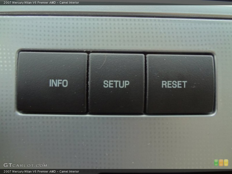 Camel Interior Controls for the 2007 Mercury Milan V6 Premier AWD #69710478