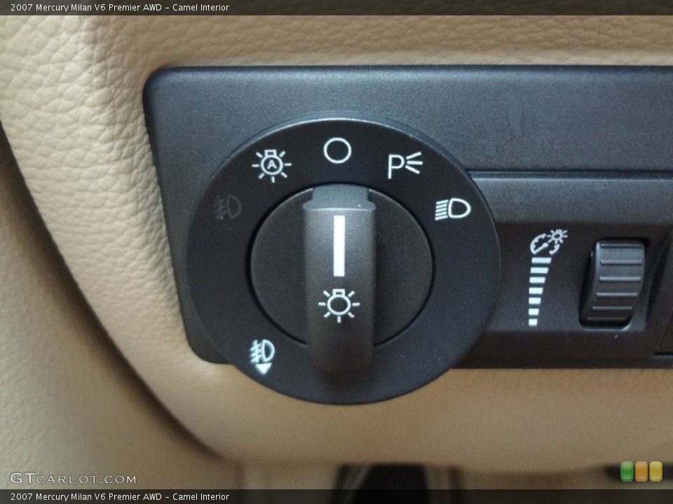 Camel Interior Controls for the 2007 Mercury Milan V6 Premier AWD #69710493