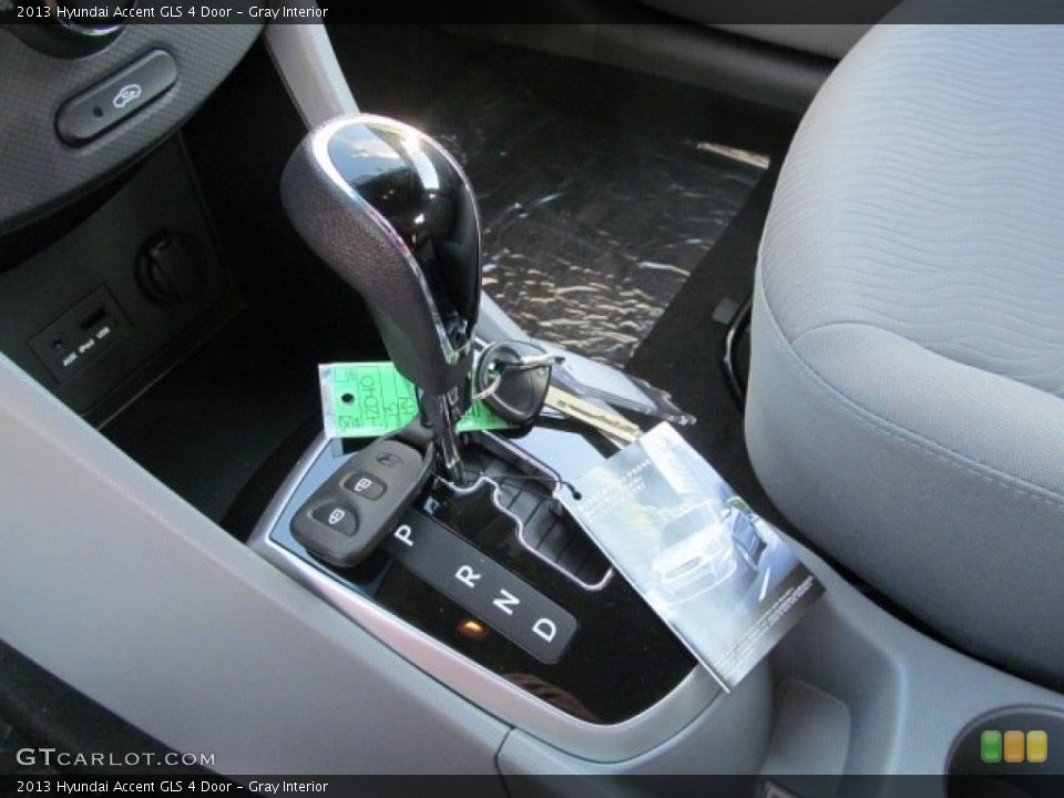 Gray Interior Transmission for the 2013 Hyundai Accent GLS 4 Door #69711213
