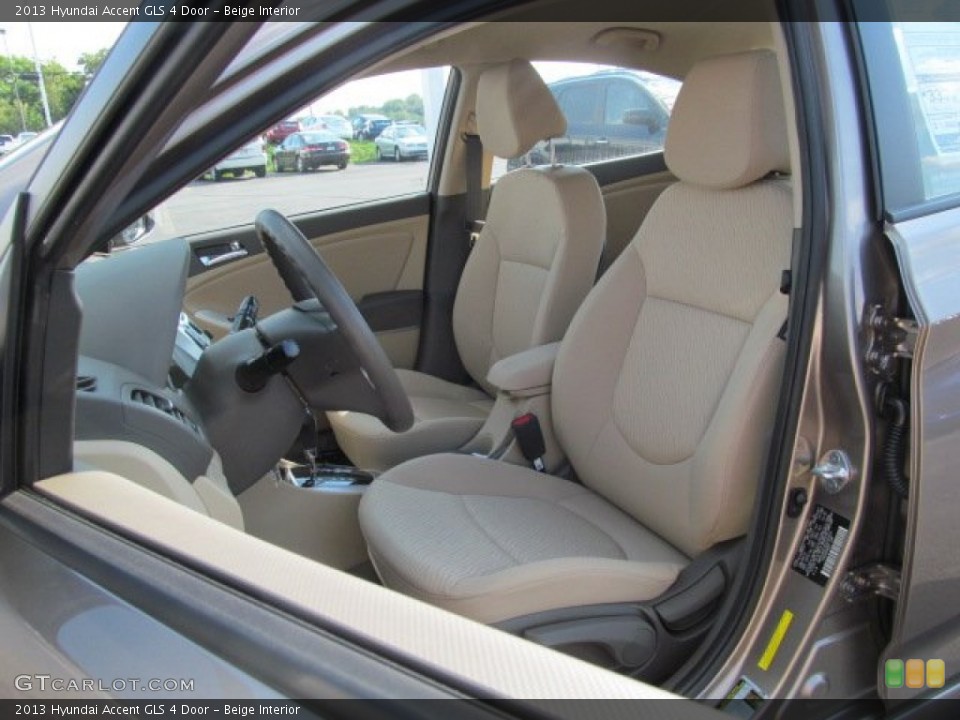 Beige Interior Photo for the 2013 Hyundai Accent GLS 4 Door #69711534