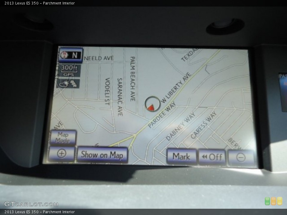 Parchment Interior Navigation for the 2013 Lexus ES 350 #69711606