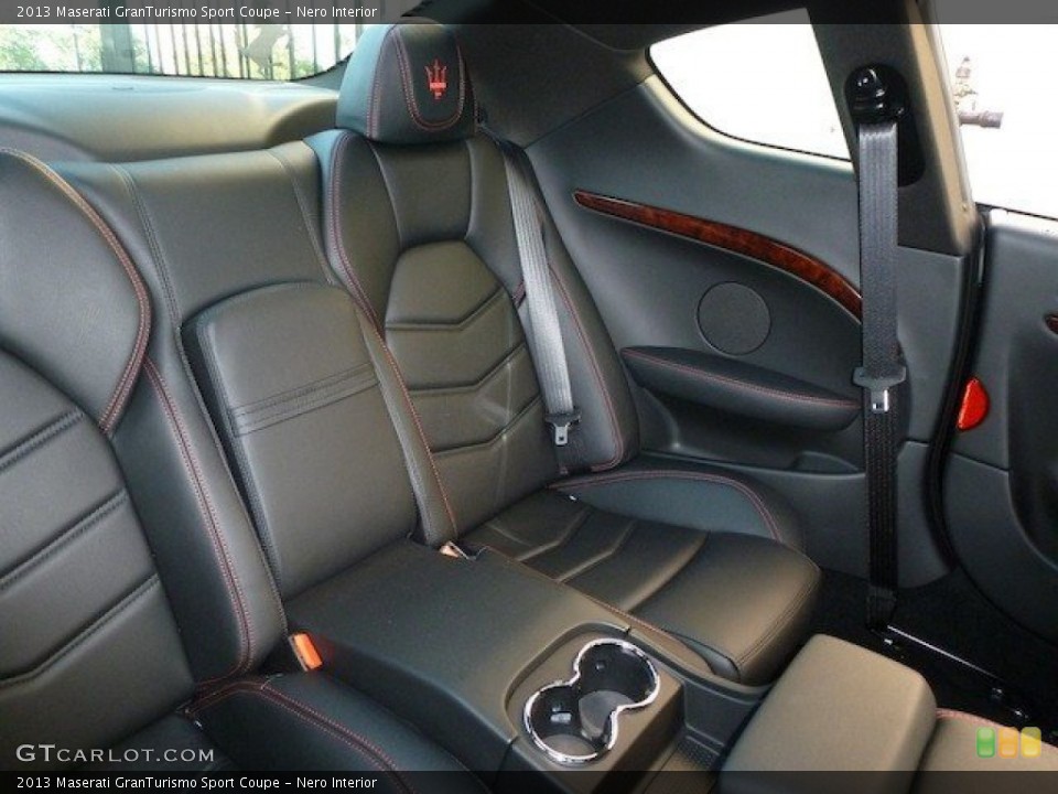 Nero Interior Rear Seat for the 2013 Maserati GranTurismo Sport Coupe #69714339