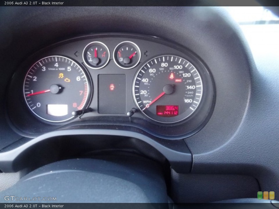 Black Interior Gauges for the 2006 Audi A3 2.0T #69714546