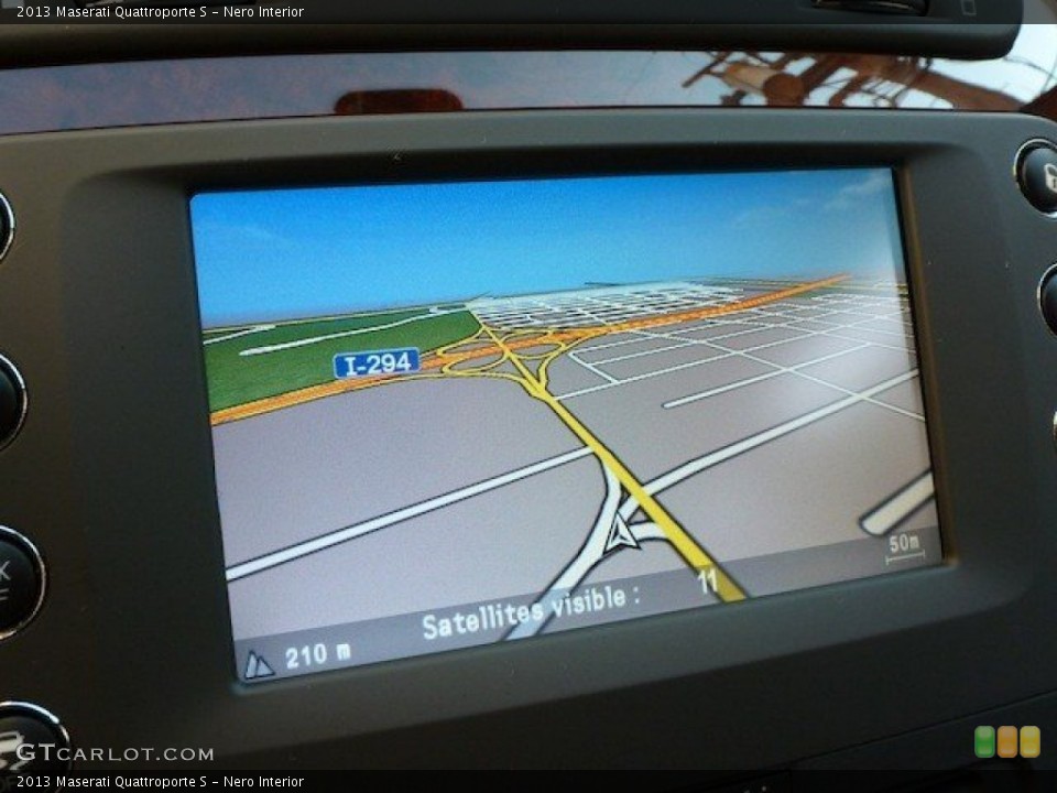 Nero Interior Navigation for the 2013 Maserati Quattroporte S #69714600