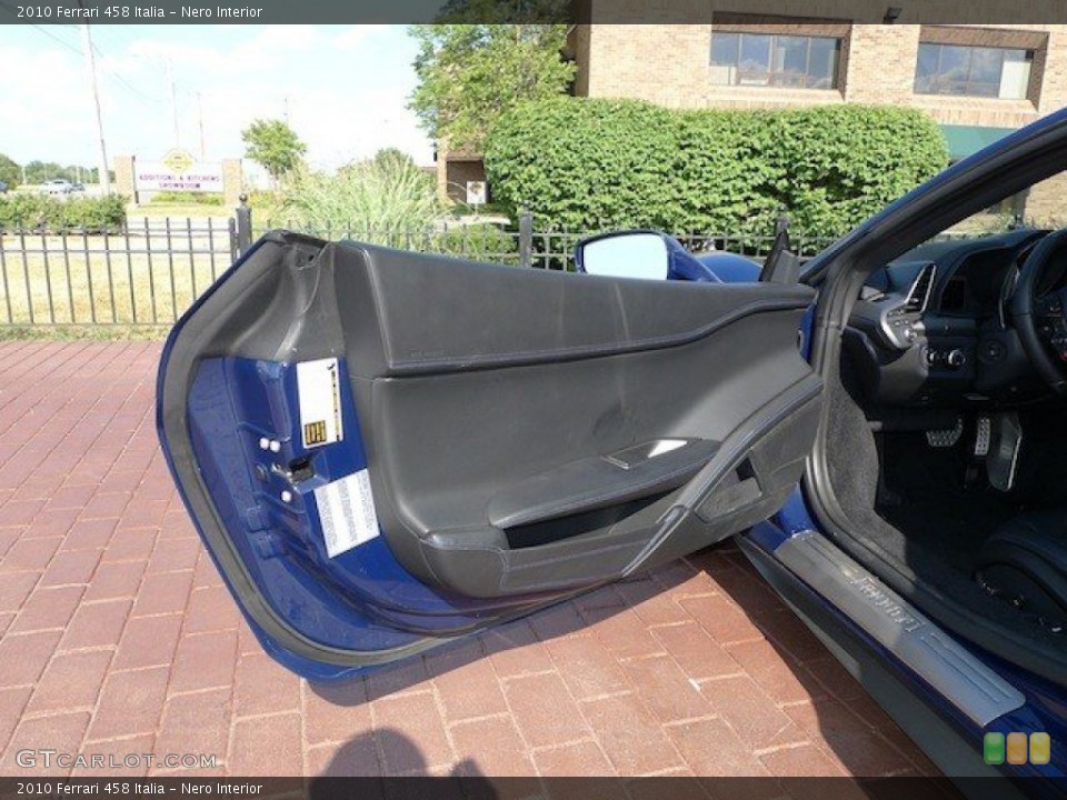 Nero Interior Door Panel for the 2010 Ferrari 458 Italia #69714849