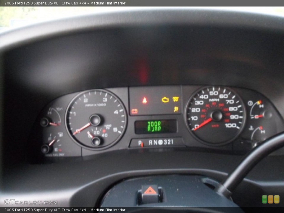 Medium Flint Interior Gauges for the 2006 Ford F250 Super Duty XLT Crew Cab 4x4 #69718879