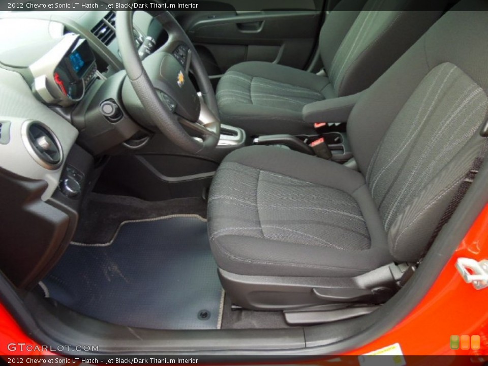 Jet Black/Dark Titanium Interior Photo for the 2012 Chevrolet Sonic LT Hatch #69720852