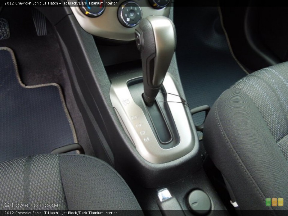 Jet Black/Dark Titanium Interior Transmission for the 2012 Chevrolet Sonic LT Hatch #69720861