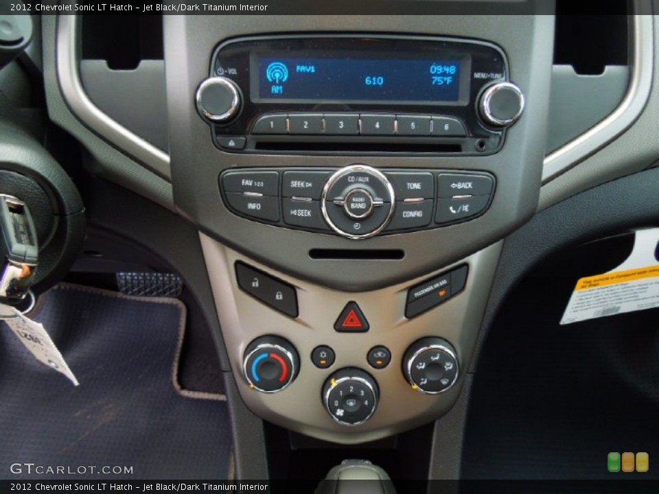 Jet Black/Dark Titanium Interior Controls for the 2012 Chevrolet Sonic LT Hatch #69720867