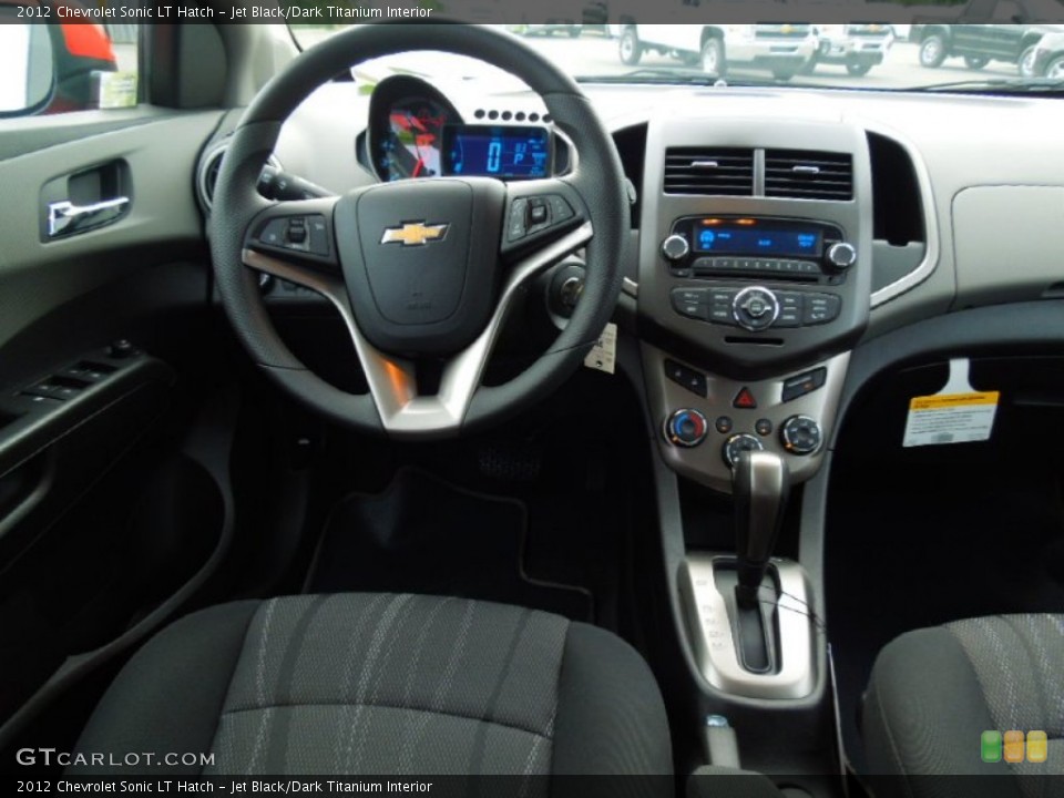 Jet Black/Dark Titanium Interior Dashboard for the 2012 Chevrolet Sonic LT Hatch #69720879