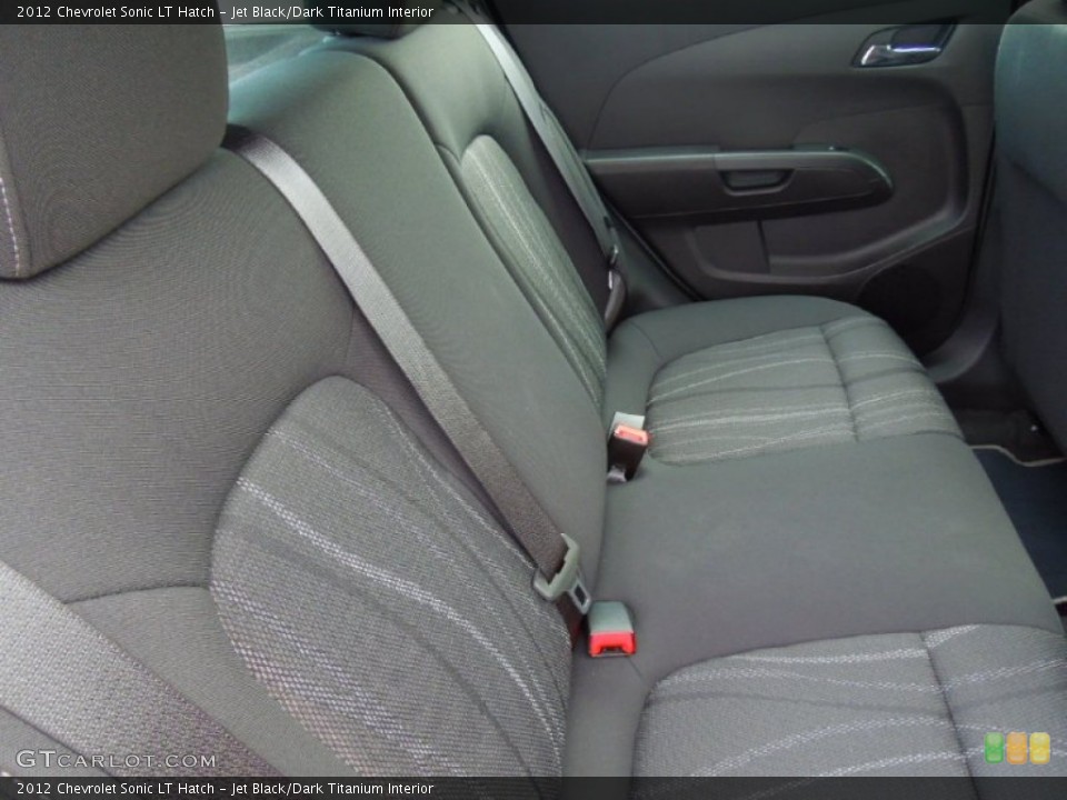 Jet Black/Dark Titanium Interior Rear Seat for the 2012 Chevrolet Sonic LT Hatch #69720888