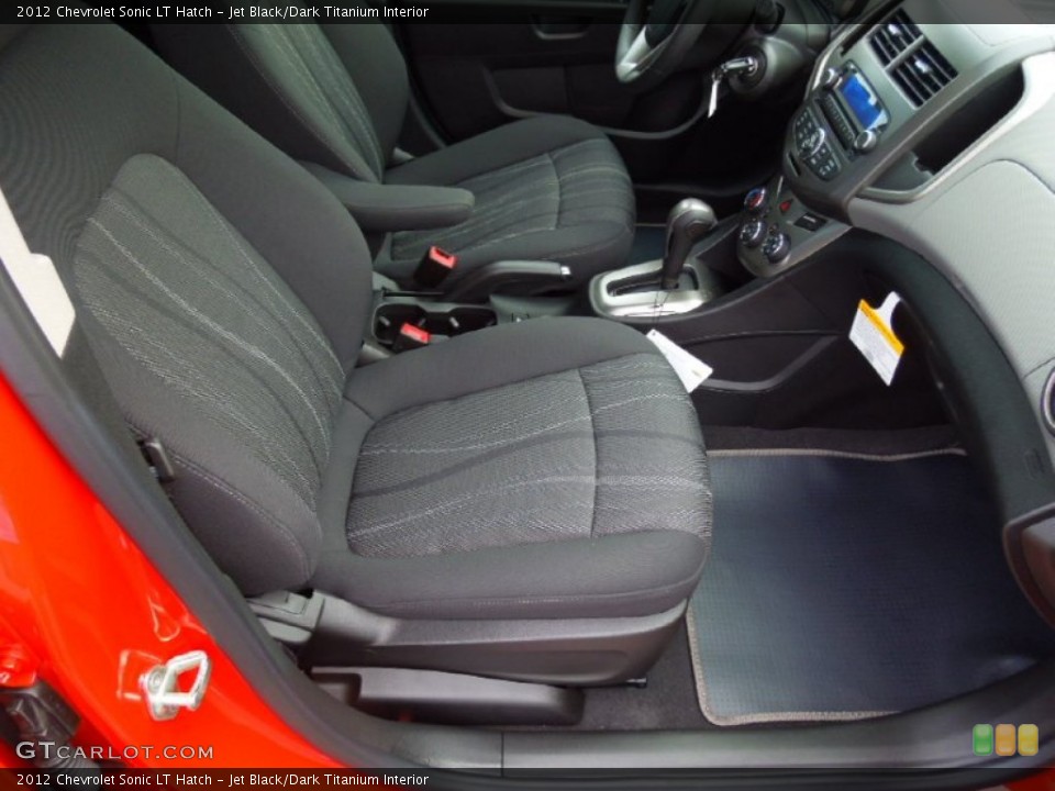 Jet Black/Dark Titanium Interior Photo for the 2012 Chevrolet Sonic LT Hatch #69720891