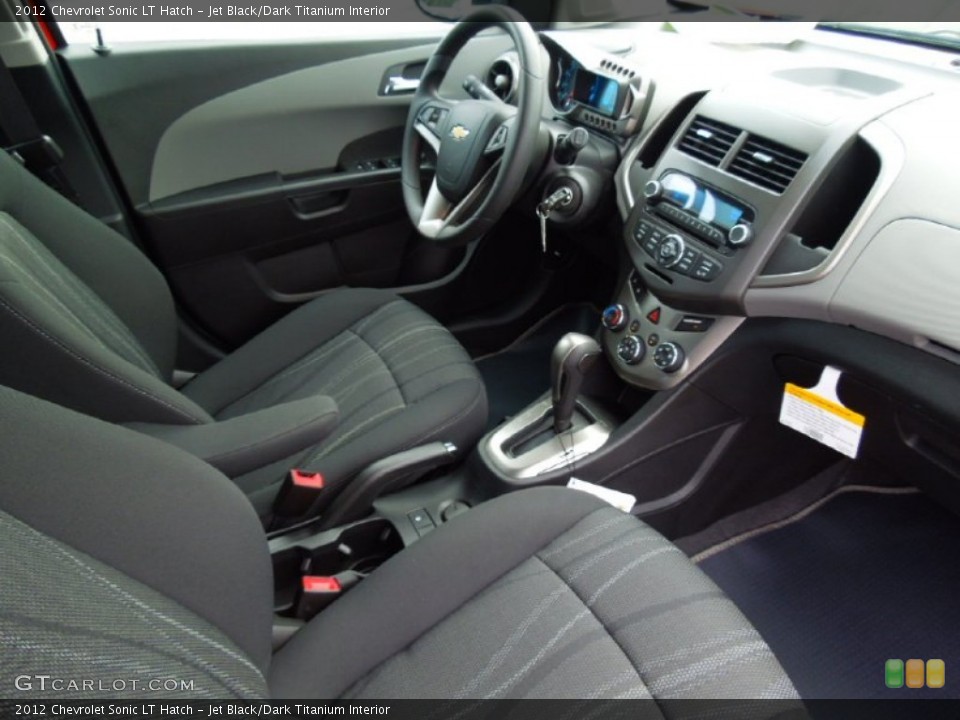 Jet Black/Dark Titanium Interior Photo for the 2012 Chevrolet Sonic LT Hatch #69720894