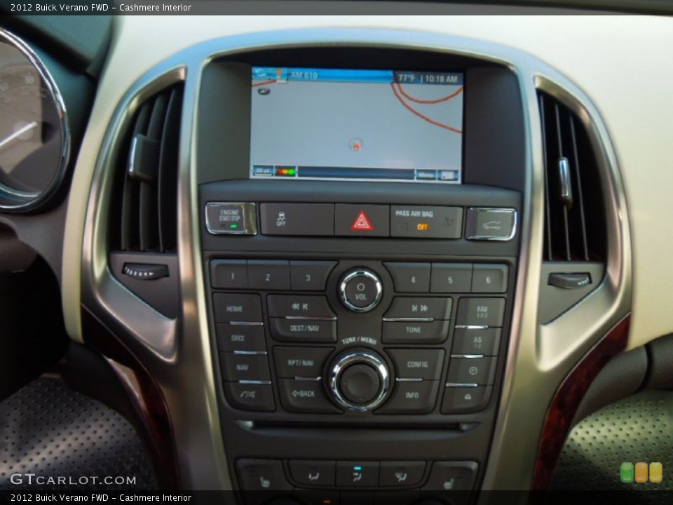 Cashmere Interior Controls for the 2012 Buick Verano FWD #69721026