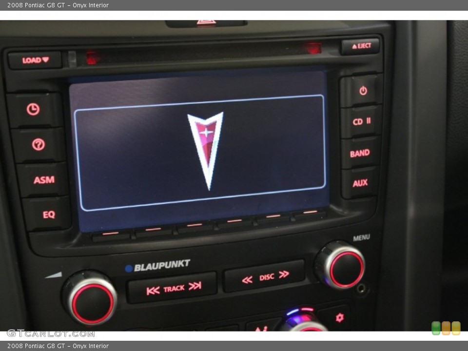 Onyx Interior Controls for the 2008 Pontiac G8 GT #69721896