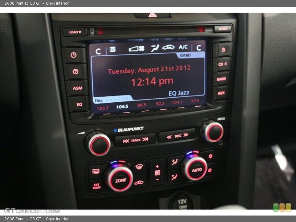 Onyx Interior Audio System for the 2008 Pontiac G8 GT #69721899