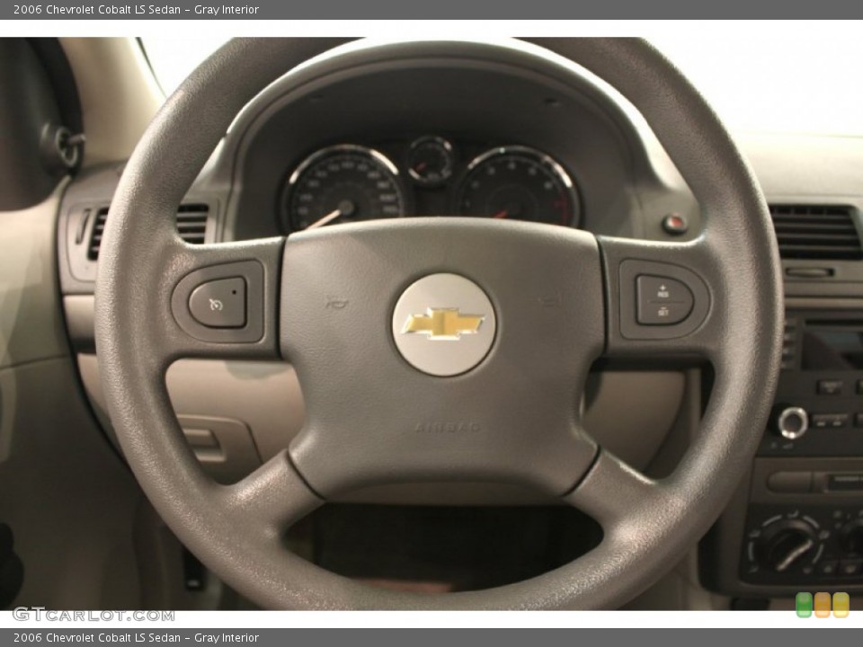 Gray Interior Steering Wheel for the 2006 Chevrolet Cobalt LS Sedan #69722334