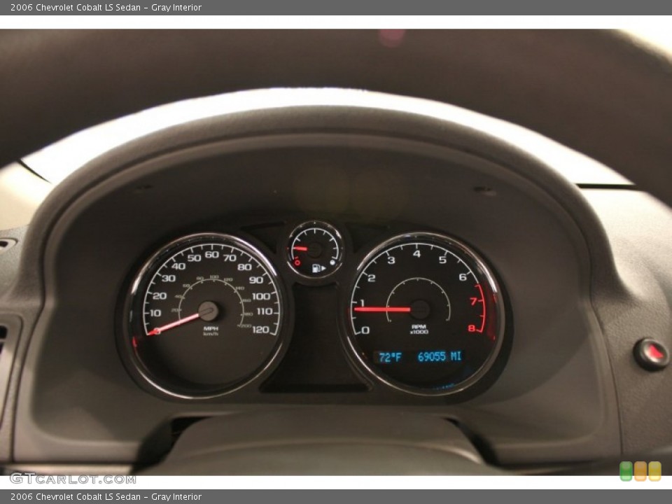 Gray Interior Gauges for the 2006 Chevrolet Cobalt LS Sedan #69722337