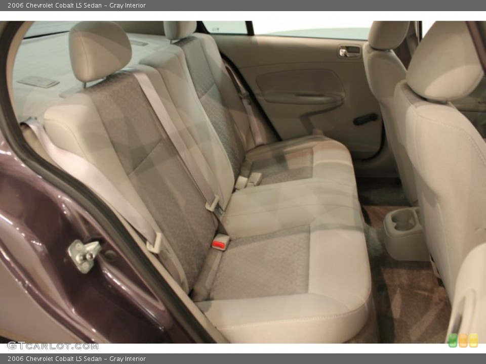 Gray Interior Rear Seat for the 2006 Chevrolet Cobalt LS Sedan #69722349