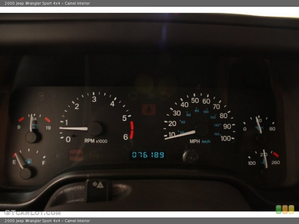 Camel Interior Gauges for the 2000 Jeep Wrangler Sport 4x4 #69722391
