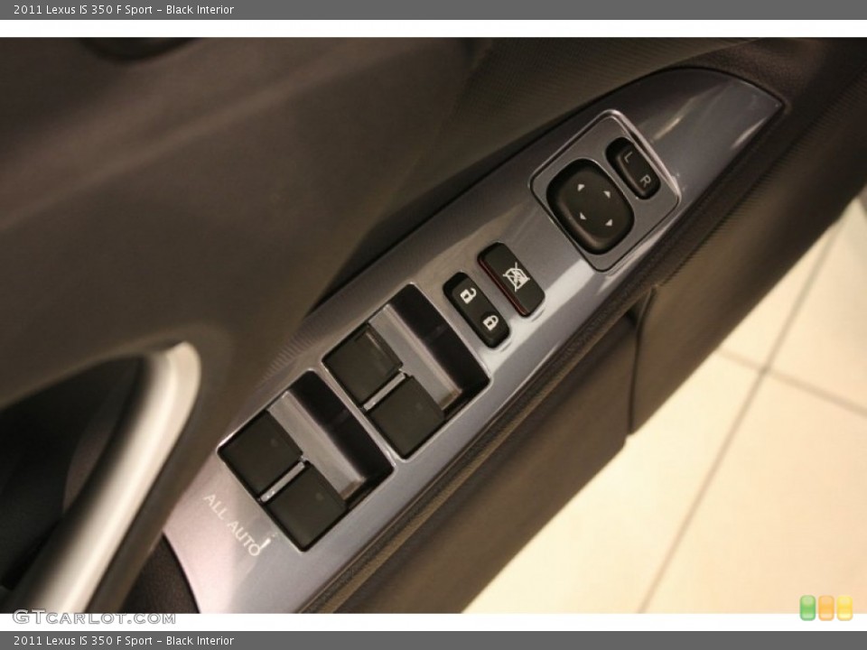 Black Interior Controls for the 2011 Lexus IS 350 F Sport #69722436