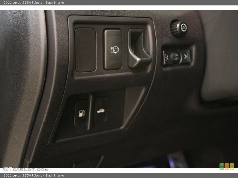 Black Interior Controls for the 2011 Lexus IS 350 F Sport #69722439