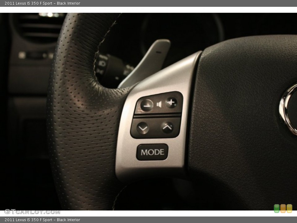 Black Interior Controls for the 2011 Lexus IS 350 F Sport #69722454