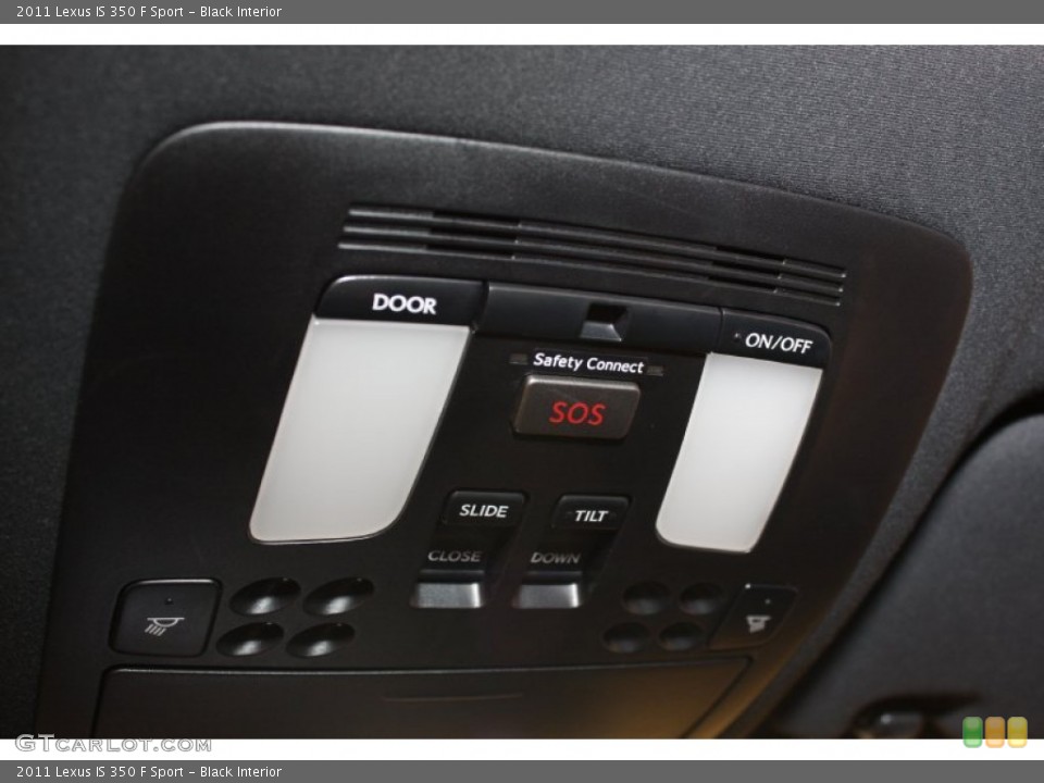 Black Interior Controls for the 2011 Lexus IS 350 F Sport #69722460