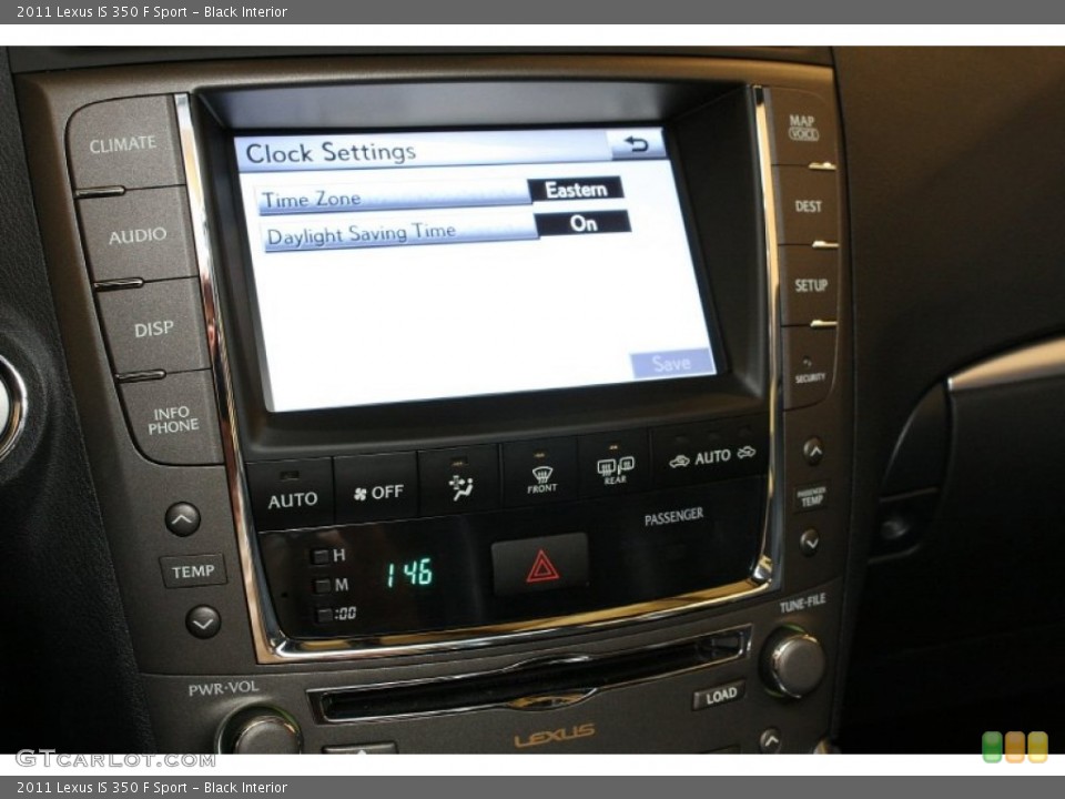 Black Interior Controls for the 2011 Lexus IS 350 F Sport #69722511