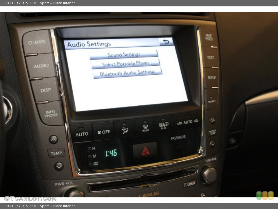 Black Interior Audio System for the 2011 Lexus IS 350 F Sport #69722523