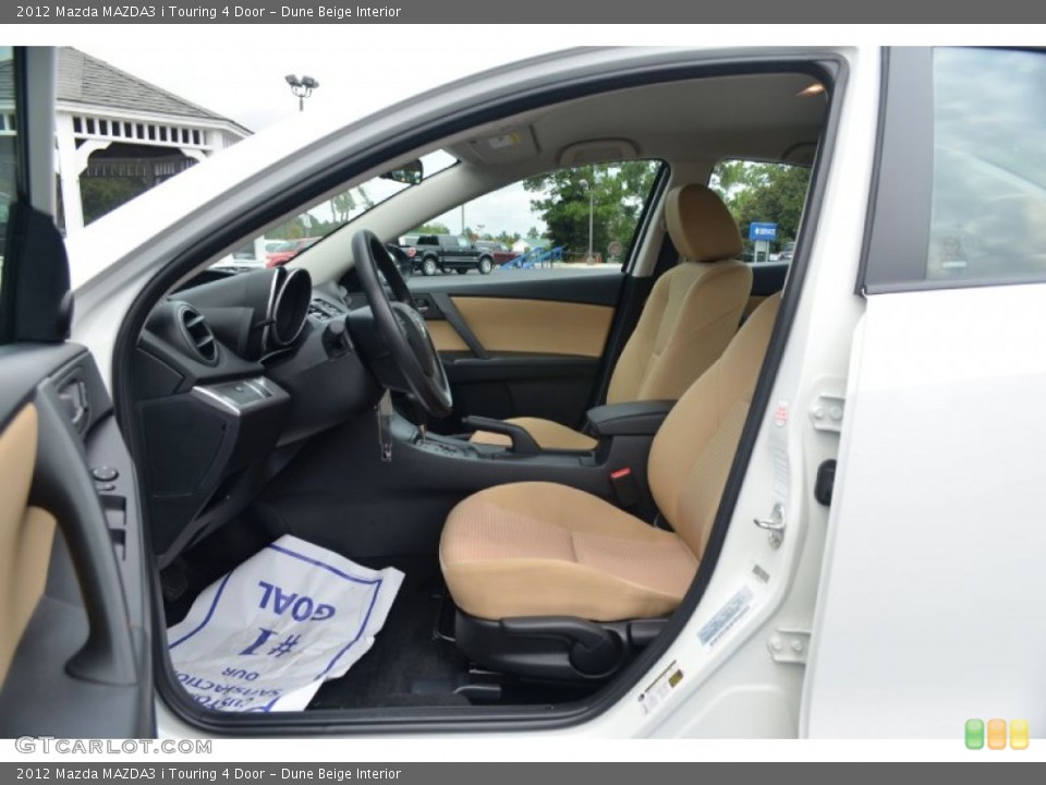 Dune Beige Interior Photo for the 2012 Mazda MAZDA3 i Touring 4 Door #69722631