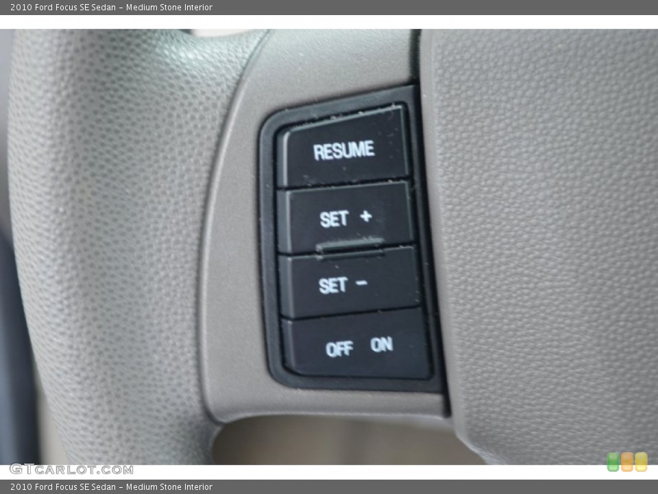Medium Stone Interior Controls for the 2010 Ford Focus SE Sedan #69722730