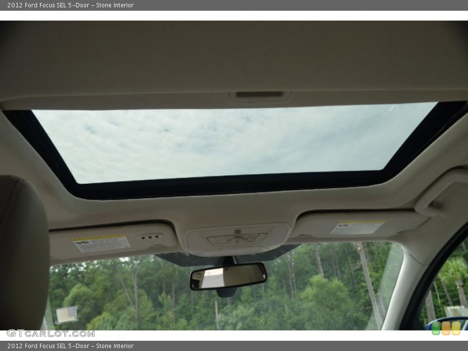 Stone Interior Sunroof for the 2012 Ford Focus SEL 5-Door #69724059