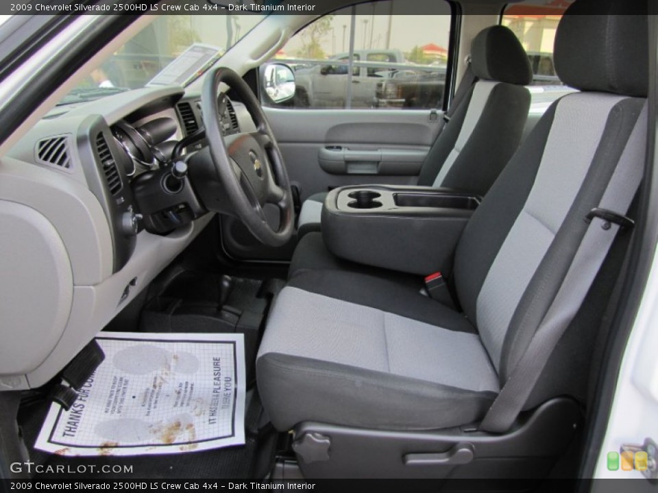Dark Titanium Interior Photo for the 2009 Chevrolet Silverado 2500HD LS Crew Cab 4x4 #69725004