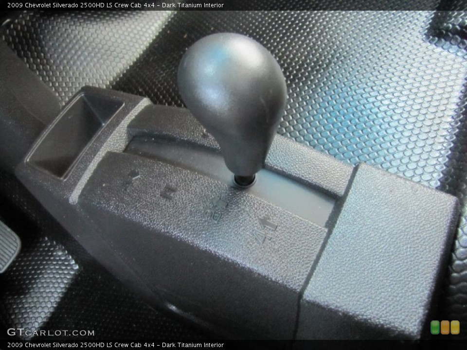 Dark Titanium Interior Controls for the 2009 Chevrolet Silverado 2500HD LS Crew Cab 4x4 #69725040