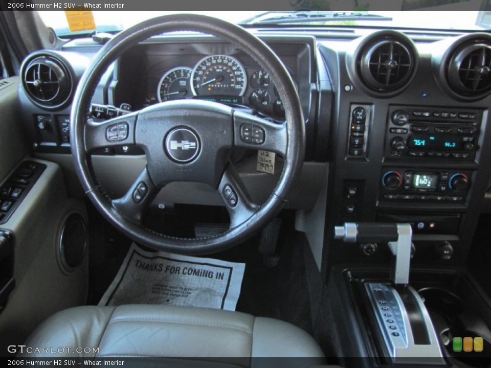 Wheat Interior Dashboard for the 2006 Hummer H2 SUV #69725406