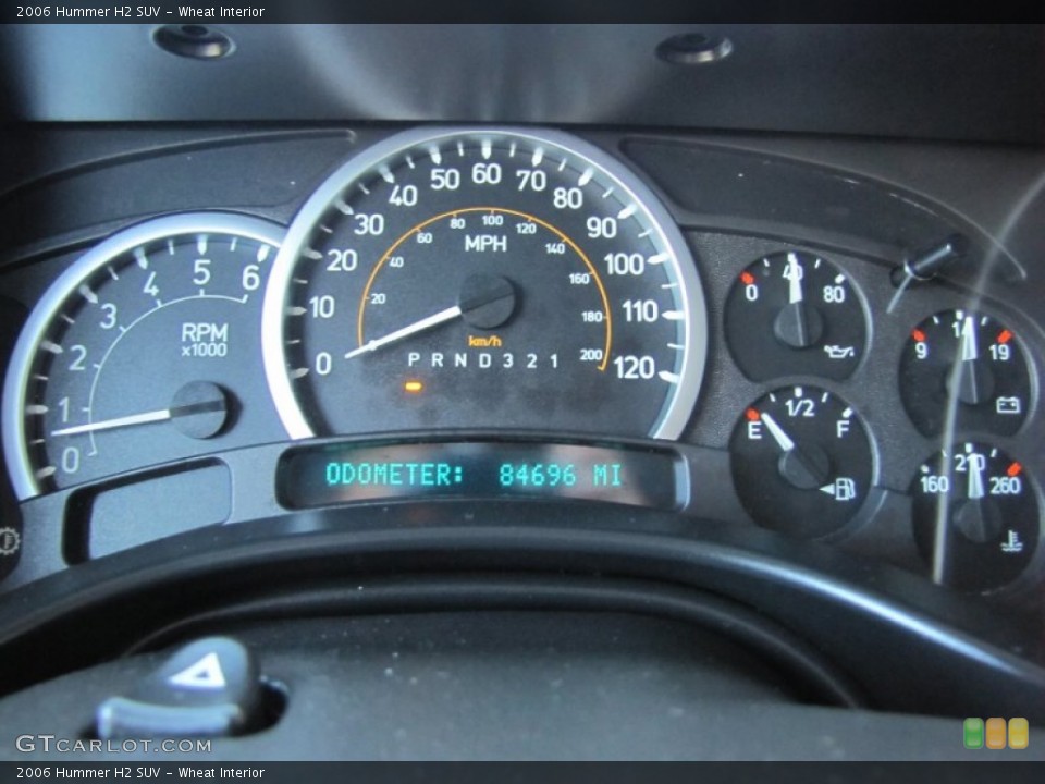 Wheat Interior Gauges for the 2006 Hummer H2 SUV #69725409