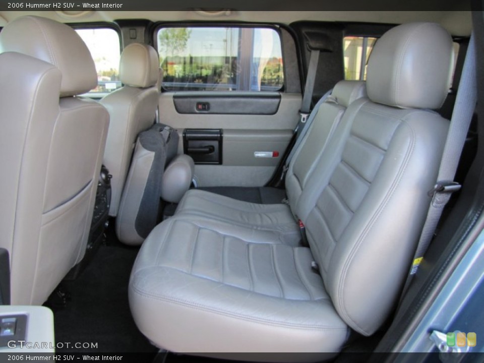 Wheat Interior Rear Seat for the 2006 Hummer H2 SUV #69725469